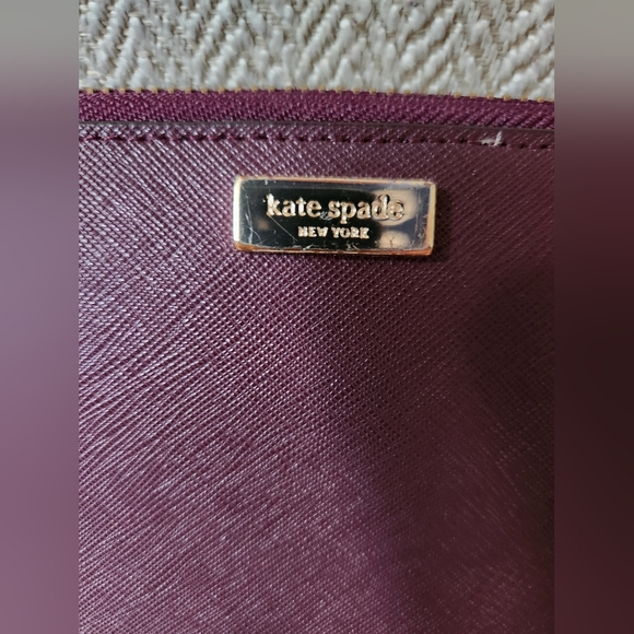 Kate Spade Newbury Wallet, Deep Plum - Picture 2 of 6
